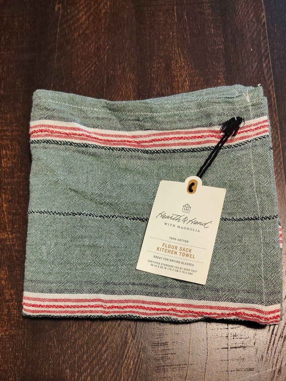 Hearth & Hand With Magnolia Cotton Flour Sack Kitchen Towel 30"X30"